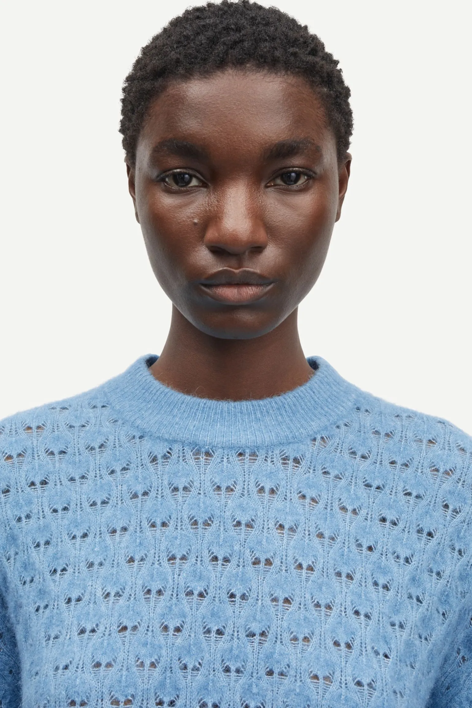 SAANOUR POINTELLE SWEATER 7355