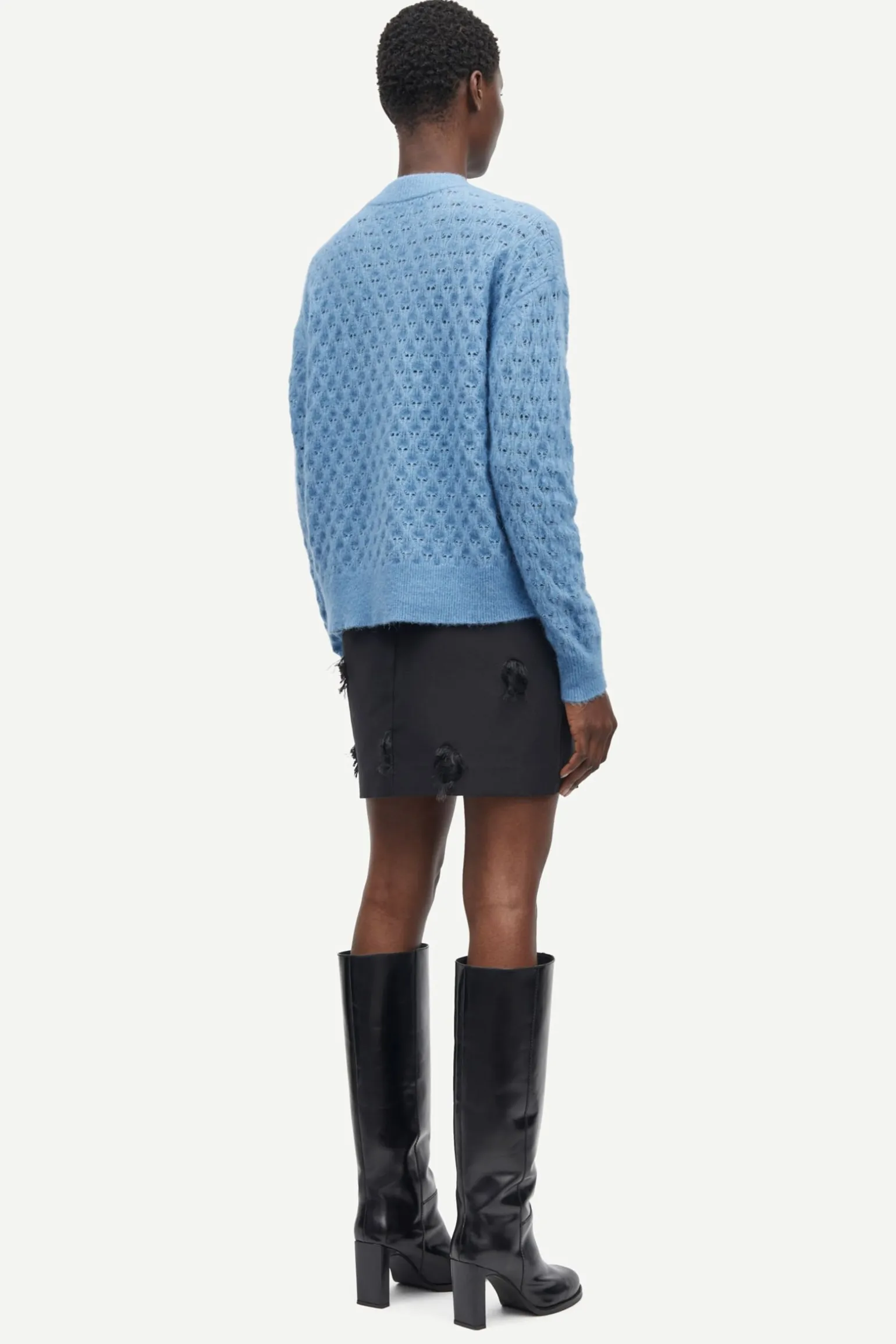 SAANOUR POINTELLE SWEATER 7355