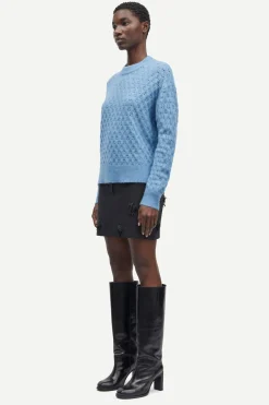 SAANOUR POINTELLE SWEATER 7355